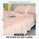 Bộ Chăn Ga 4 Món Vải Lạnh Cool Fabric Đủ Màu có sẵn Size 160x200, 180x200 Mát Lạnh, Đa Dạng Họa Tiết, Chăn Lõi Bông Microfiber Mát Lạnh OCTOBER BEDDING