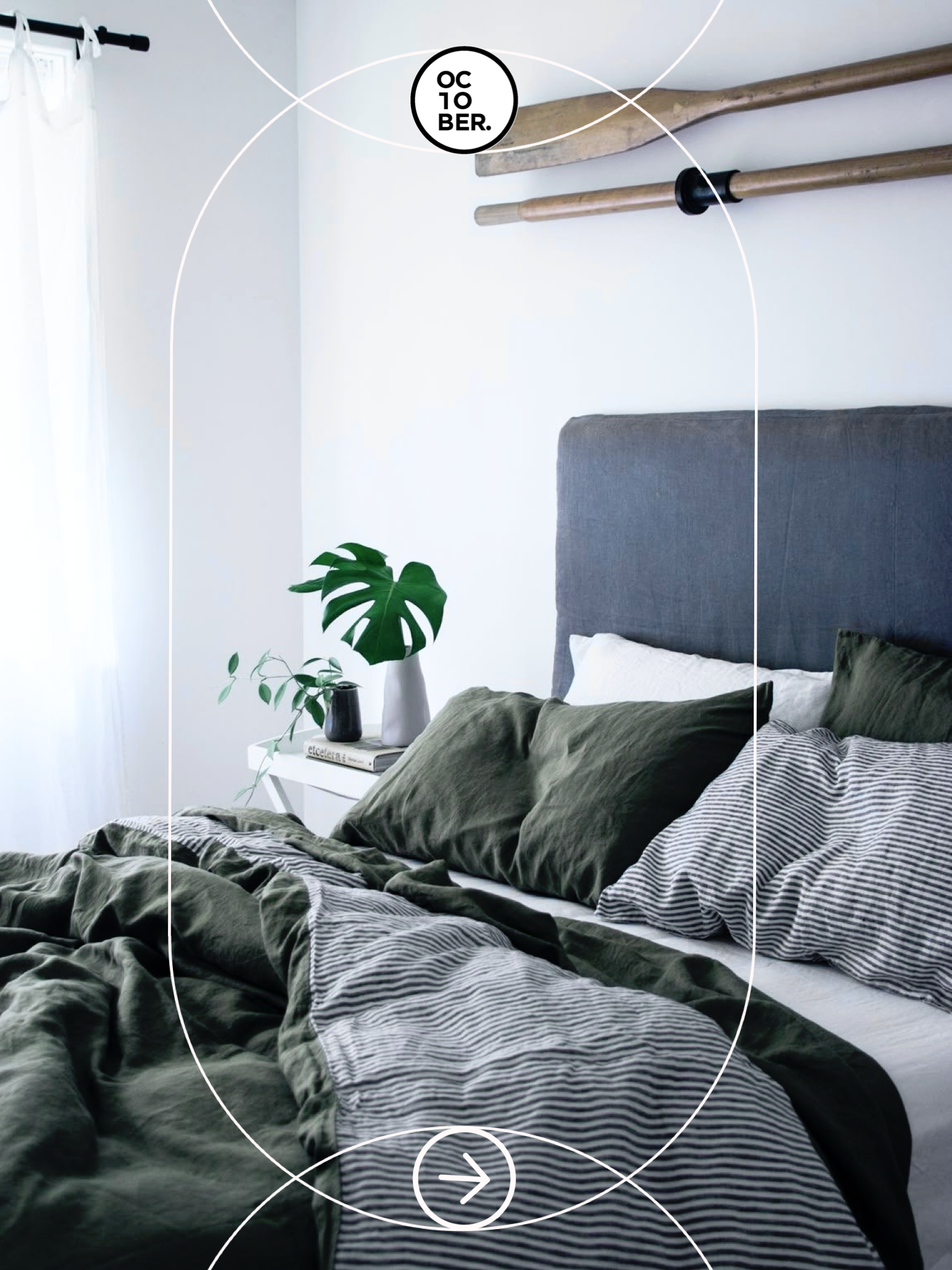 Bộ chăn ga gối | Cotton Organic | | 5 món | 160x200cm, 180x200cm, 200x220cm | Chive mix Sọc Xám | Mềm mại, Kháng khuẩn, Thấm hút | OCTOBER BEDDING