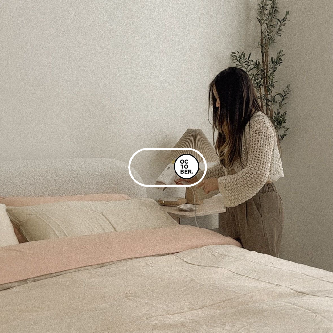 Bộ chăn ga gối | Jacquard Bamboo | Trơn 80s | | 5 món | 160x200cm, 180x200cm, 200x220cm | MOCHA MOUSSE mix BURLAP | Mềm mại, Kháng khuẩn, Thấm hút | OCTOBER BEDDING