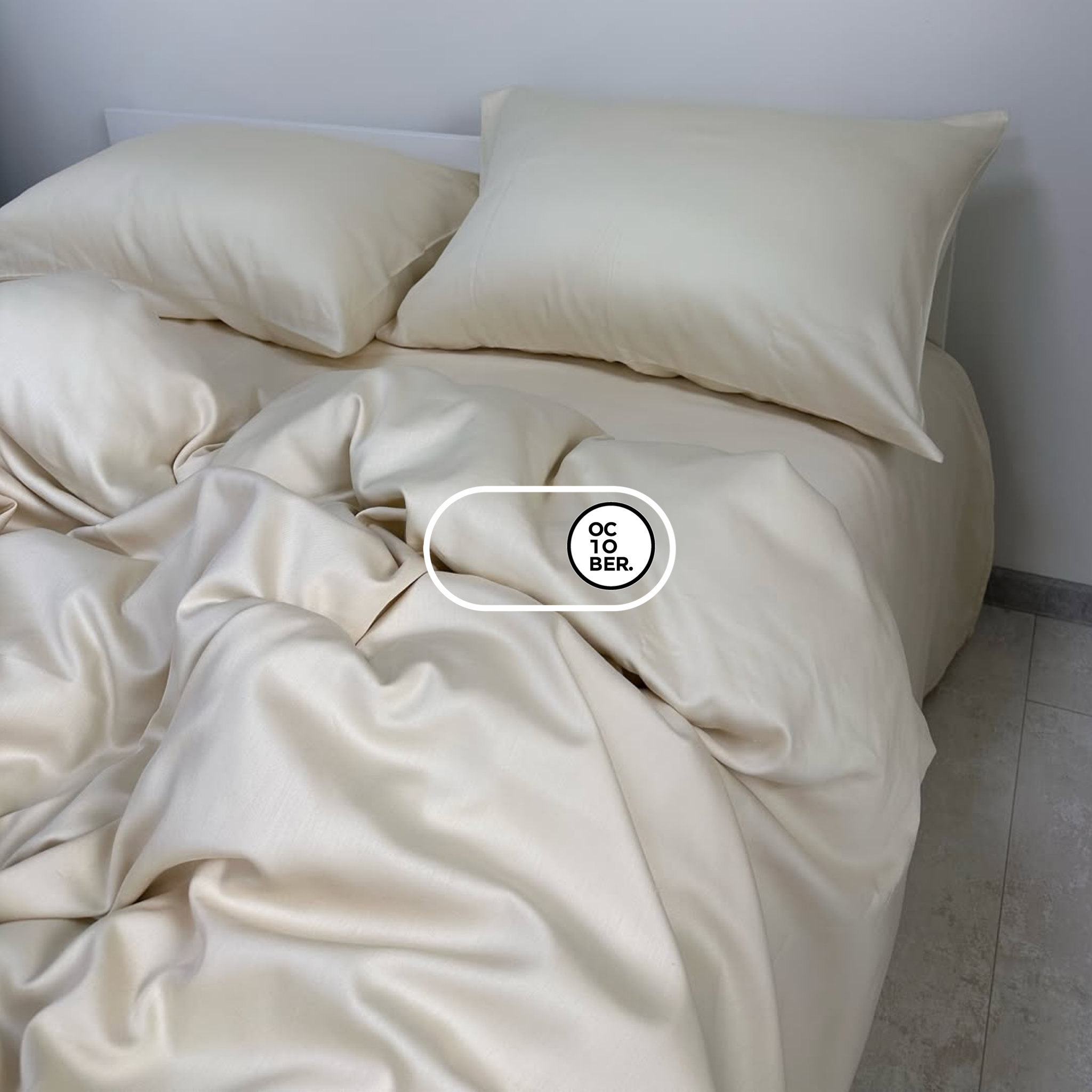 Bộ chăn ga gối | Jacquard Bamboo | Trơn 80s | | 5 món | 160x200cm, 180x200cm, 200x220cm | BURLAP | Mềm mại, Kháng khuẩn, Thấm hút | OCTOBER BEDDING