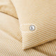 Bộ chăn ga gối | Cotton Organic | | 5 món | 160x200cm, 180x200cm, 200x220cm | Sọc Vàng Đất | Mềm mại, Kháng khuẩn, Thấm hút | OCTOBER BEDDING
