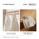 Bộ Chăn Ga Gối Waffle Cotton Trắng Ngà October Bedding 5 món size 1m6x2m đến 1m8x2m dệt kim kết cấu ô vuông thoáng khí
