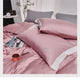 Bộ chăn ga gối | Jacquard Tencel | Dệt Vân 80s | | 5 món | 160x200cm, 180x200cm, 200x220cm | Mauve | Mềm mại, Kháng khuẩn, Thấm hút | OCTOBER BEDDING