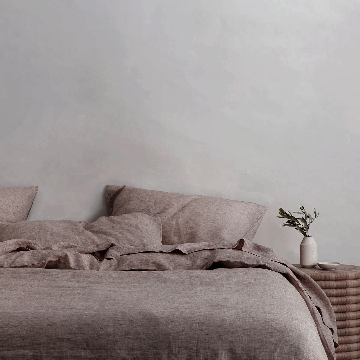 Bộ chăn ga gối | Cotton Organic | | 5 món | 160x200cm, 180x200cm, 200x220cm | Cinnamon | Mềm mại, Kháng khuẩn, Thấm hút | OCTOBER BEDDING