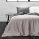 Bộ chăn ga gối | Jacquard Tencel | Trơn 60s | | 5 món | 160x200cm, 180x200cm, 200x220cm | Xám đậm vs Ivory Champagne | Mềm mại, Kháng khuẩn, Thấm hút | OCTOBER BEDDING