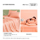 Bộ Chăn Ga 4 Món Vải Lạnh Cool Fabric Đủ Màu có sẵn Size 160x200, 180x200 Mát Lạnh, Đa Dạng Họa Tiết, Chăn Lõi Bông Microfiber Mát Lạnh OCTOBER BEDDING