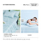 Bộ Chăn Ga 4 Món Vải Lạnh Cool Fabric Đủ Màu có sẵn Size 160x200, 180x200 Mát Lạnh, Đa Dạng Họa Tiết, Chăn Lõi Bông Microfiber Mát Lạnh OCTOBER BEDDING