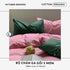 Bộ chăn ga gối | Cotton Organic | 5 món | 160x200cm, 180x200cm, 200x220cm | Mallad mix Hồng | Mềm mại, Kháng khuẩn, Thấm hút | OCTOBER BEDDING (Copy) (Copy)
