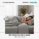 Bộ chăn ga gối | Bamboo Coolling | Màu Trơn | 5 món | 160x200cm, 180x200cm, 200x220cm | Grey | Mềm mại, Kháng khuẩn, Thấm hút | OCTOBER BEDDING