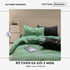 Bộ chăn ga gối | Cotton Organic | 5 món | 160x200cm, 180x200cm, 200x220cm | Shadow mix Hồng | Mềm mại, Kháng khuẩn, Thấm hút | OCTOBER BEDDING (Copy)