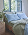 Bộ chăn ga gối | Cotton Organic | Olive mix Xanh Mây | 5 món | 160x200cm, 180x200cm, 200x220cm | Sọc Xám To Nhỏ | Mềm mại, Kháng khuẩn, Thấm hút | OCTOBER BEDDING (Copy) (Copy)