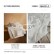 (MUA LẺ TỪNG MÓN) Waffle Cotton October Bedding dệt kim kết cấu ô vuông thoáng khí mát