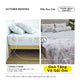 Vải Lạnh Cool Fabric Hoa Lá – Size 160x200, 180x200 Mát Lạnh, Đa Dạng Họa Tiết Chăn Lõi Bông Microfiber Mát Lạnh OCTOBER BEDDING