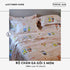 Bộ chăn ga gối | Jacquard Bamboo Premium | Dệt Vân 80s | | 5 món | 160x200cm, 180x200cm, 200x220cm | Thỏ Cute | Mềm mại, Kháng khuẩn, Thấm hút | OCTOBER BEDDING