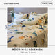 Bộ chăn ga gối | Jacquard Bamboo Premium | Dệt Vân 80s | | 5 món | 160x200cm, 180x200cm, 200x220cm | Hoạt Hình Khủng Long | Mềm mại, Kháng khuẩn, Thấm hút | OCTOBER BEDDING