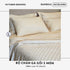 Bộ chăn ga gối | Jacquard Bamboo Premium | Dệt Vân 80s | | 5 món | 160x200cm, 180x200cm, 200x220cm | Ô Vuông Ivory | Mềm mại, Kháng khuẩn, Thấm hút | OCTOBER BEDDING