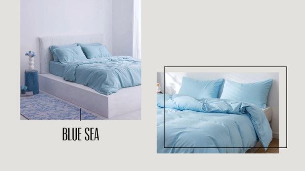 Bộ drap Tencel 60s - Blue Sea