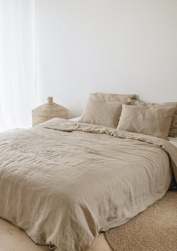 Bộ drap Cotton Organic - Nâu Beige